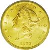 	1893 $20 MS64 PCGS. While the 1893 half eagle and eagl 1893