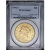 Image 3 : 	1894-S $20 MS63 PCGS. This impressive example is much 1894-S