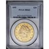 Image 1 : 	1895 $20 MS63 PCGS. Sharply struck design elements pre 1895
