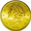	1895 $20 MS64 PCGS. Lustrous and well struck, showing 1895