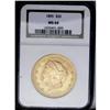 Image 3 : 	1895 $20 MS64 NGC. Lustrous and fully struck, showing 1895