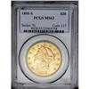 Image 3 : 	1895-S $20 MS63 PCGS. A delightful Mint State example 1895-S
