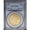 	1897 $20 MS62 PCGS. Sharply struck and lustrous, with 1897