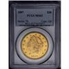 	1897 $20 MS63 PCGS. Breen-7325, "Very rare." The final 1897