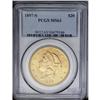	1897-S $20 MS63 PCGS. Typically lustrous with pastel a 1897-S