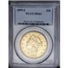 	1899-S $20 MS63 PCGS. Bright overall and yellow-gold i 1899-S