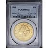 	1900 $20 MS62 PCGS. A satiny green-gold Liberty double 1900