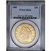 	1900 $20 MS64 PCGS. Well struck with pale greenish-yel 1900