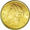 Image 1 : 	1900 $20 MS65 PCGS. The 1900 double eagle is relative 1900