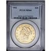 Image 1 : 	1901 $20 MS64 PCGS. This near-Gem contains considerabl 1901