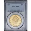 	1903 $20 MS64 PCGS. Honey-gold patination displays sub 1903