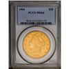 	1904 $20 MS64 PCGS. Lovely olive-gold toning and pleas 1904