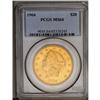 Image 1 : 	1904 $20 MS64 PCGS. A bright, shimmering Mint State r 1904