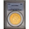 	1904 $20 MS64 PCGS. This radiantly lustrous, peach-gol 1904