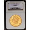 	1904 $20 MS64 S NGC. The fields are flashy and approa 1904