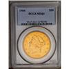 Image 1 : 	1904 $20 MS64 PCGS.From The Jackson Hole Collection. 1904