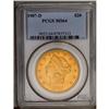 Image 3 : 	1907-D $20 MS64 PCGS. Slightly subdued green-gold toni 1907-D
