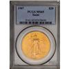 Image 3 : 	1907 $20 Arabic Numerals MS65 PCGS. Luster is unbroken 1907