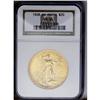 	1908 $20 No Motto MS64 NGC. Long Rays Obverse. The lem 1908