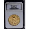 	1908 $20 No Motto MS65 NGC. Long Rays Obverse. Booming 1908