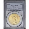 Image 3 : 	1908 $20 MOTTO MS65 PCGS.From The Jackson Hole Collect 1908