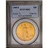 Image 3 : 	1909/8 $20 MS62 PCGS. The 1909/8 is the most dramatic 1909/8