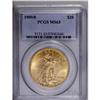 Image 3 : 	1909/8 $20 MS63 PCGS. This popular overdate representa 1909/8