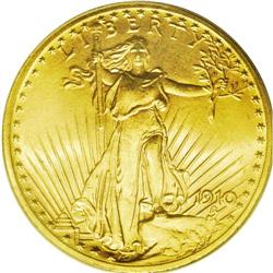 	1910 $20 MS65 PCGS. The 1910 is plentiful through MS63 1910