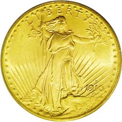 	1910-S $20 MS65 PCGS. Although it is common as a date, 1910-S