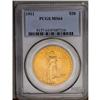 Image 3 : 	1911 $20 MS64 PCGS. The satiny-textured surfaces are a 1911