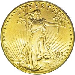 	1911-D $20 MS66 PCGS. David Bowers (2004) notes that C 1911-D