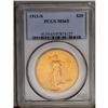 Image 3 : 	1911-S $20 MS65 PCGS. Booming luster illuminates this 1911-S