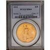 Image 3 : 	1912 $20 MS64 PCGS. Richly frosted beneath orange-gold 1912