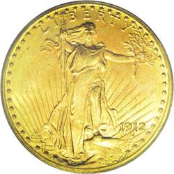 	1912 $20 MS64 PCGS.From The Jackson Hole Collection. 1912
