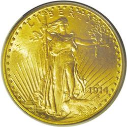 	1914-D $20 MS65 PCGS.From The Jackson Hole Collection. 1914-D