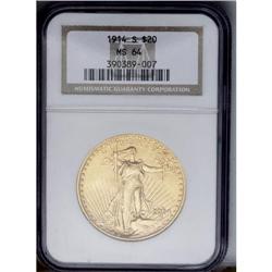	1914-S $20 MS64 NGC. This is an attractive and sharply 1914-S