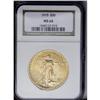Image 3 : 	1915 $20 MS64 NGC. This sharply struck example display 1915