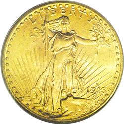 	1915-S $20 MS66 PCGS.From The Jackson Hole Collection. 1915-S