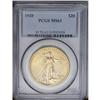 Image 1 : 	1920 $20 MS63 PCGS. Nicely struck, with lustrous honey 1920