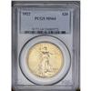 Image 1 : 	1922 $20 MS64 PCGS. Bright luster radiates from peach- 1922
