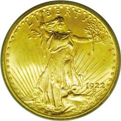 	1922 $20 MS65 PCGS. The certified population of this P 1922