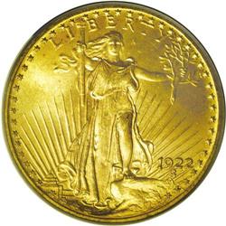 	1922 $20 MS65 PCGS.From The Jackson Hole Collection. 1922