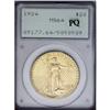 	1924 $20 MS64 PCGS. Luster bathes the unblemished surf 1924