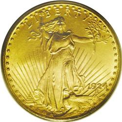 	1924 $20 MS66 PCGS. The 1924 and 1928 double eagles ar 1924