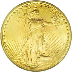 	1924 $20 MS66 PCGS. This is a splendid example that fe 1924