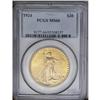 Image 3 : 	1924 $20 MS66 PCGS. Lustrous pale yellow with exceptio 1924