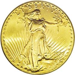 	1927 $20 MS66 PCGS. Essentially pristine and potently 1927