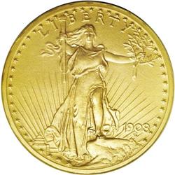 	1908 $20 PR60 CSN.From The Jackson Hole Collection. 1908