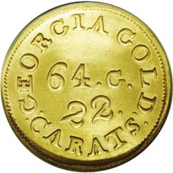 	(1837-42) $2 1/2 C.Bechtler Quarter Eagle, 64G. 22C.-- (1837-42)