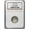 Image 3 : 	1876 20C Cameo PR66 Cameo NGC. Lavish cameo contrast i 1876